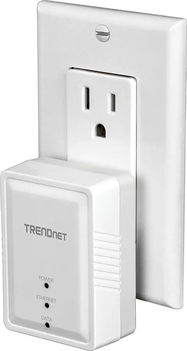 Alt view image 7 of 7 - TRENDnet Powerline 500 AV Nano Adapter Kit, Includes 2 x TPL-406E Adapters, Cross Compatible with Powerline 600-500-200, Windows 10, 8.1, 8, 7, Vista, XP, Plug & Play Install, White, TPL-406E2K