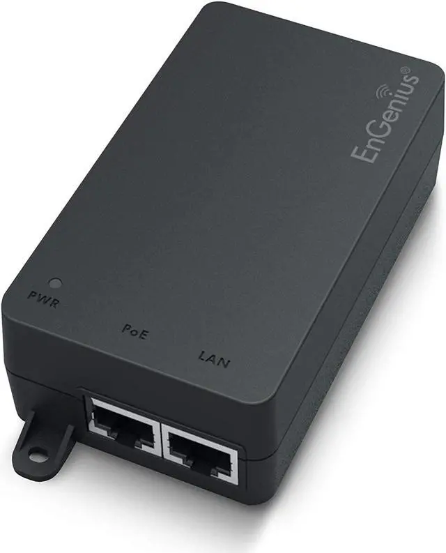 Main image of EnGenius Gigabit Power Over Ethernet PoE+ Injector | 30W | 802.3af/at | Plug & Play | Up to 100 Meters (328ft) | Single Port [EPA5006GAT]