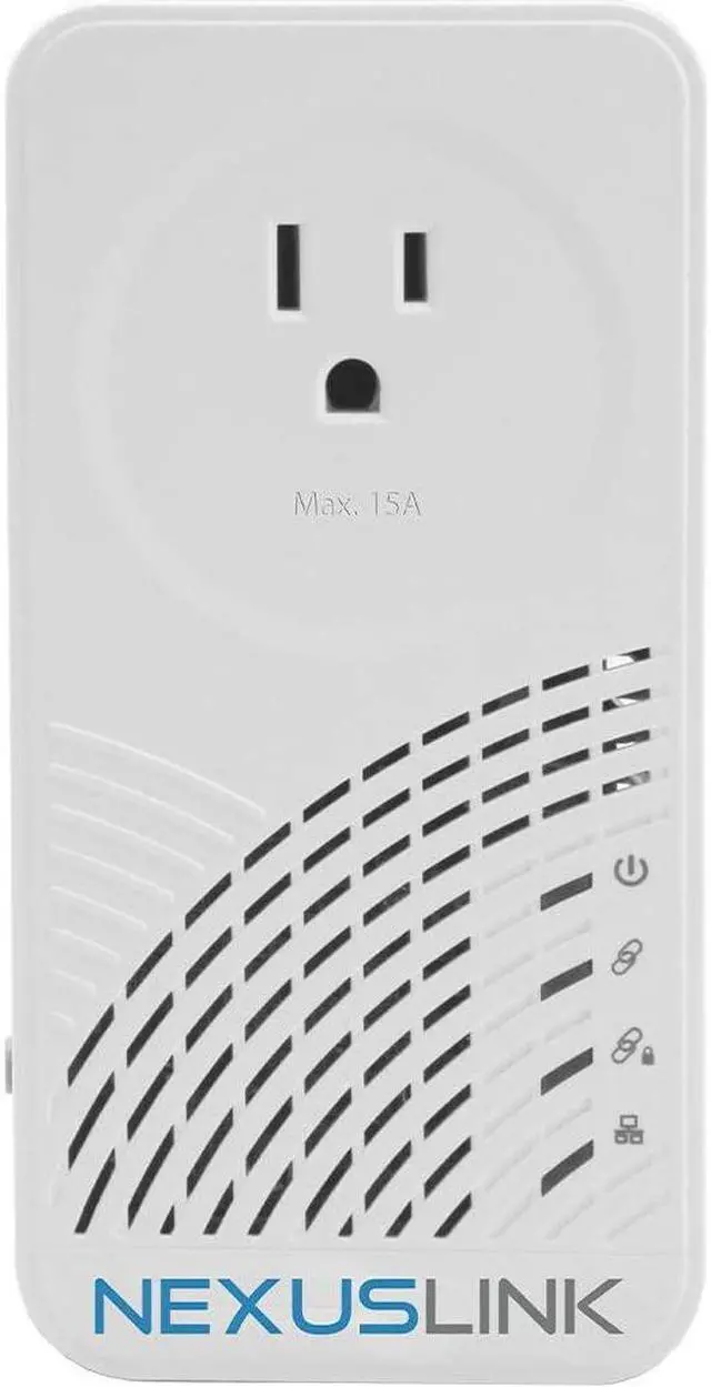 Alt view image 4 of 6 - Wave 2 G.hn Powerline Ethernet Adapter - Pass-Through Outlet, 2000 Mbps, Ethernet Over Power, Powerline Network Adapter Kit, Fast Streaming - 2 Units Kit (GPL-2000PT-KIT)