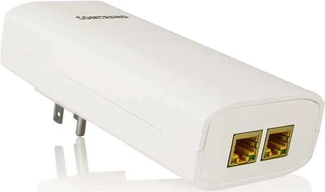 Alt view image 2 of 5 - Comtrend G.hn Wave 2 Powerline Ethernet Adapter  2-Port Gigabit Switch, 2000Mbps High-Speed Wired Network for Streaming, Gaming & Work-from-Home (PG-9182PoE)  Single Unit, Requires Two for a Network