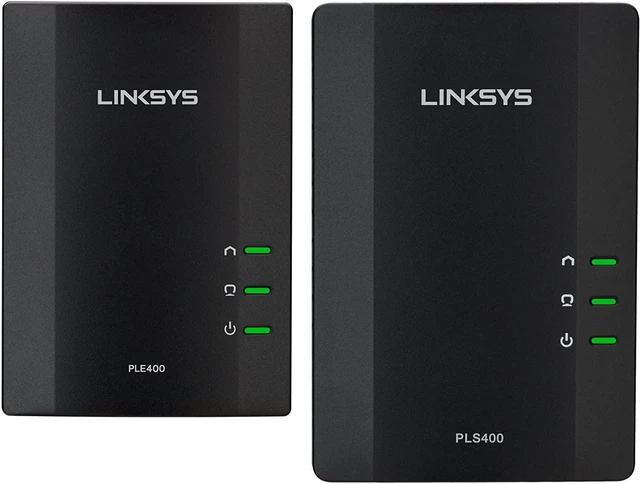Main image of Linksys Powerline AV 1-Port and 4-Port Network Adapter Set (PLSK400-NP)