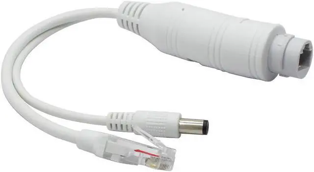 Alt view image 7 of 7 - ANVISION 2-Pack Active 48V to 12V Waterproof PoE Splitter Adapter, IEEE 802.3af Compliant 10/100Mbps, for IP Camera AP Voip Phone and More, White