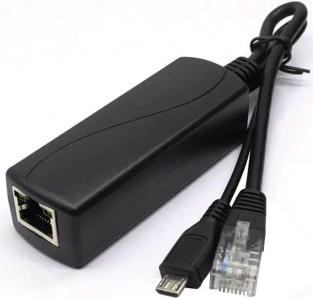 Alt view image 2 of 7 - ANVISION 4-Pack Active 5V 2.4A PoE Splitter Adapter IEEE 802.3af Compliant Micro USB 48V to 5V/2.4A, for Tablets, Dropcam or Raspberry Pi, IPC, IP Camera and More