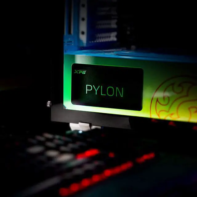 Alt view image 5 of 7 - XPG Pylon 450W 80 Plus Bronze Certified 120mm Fluid Dynamic Bearing Fan Power Supply (PYLON450B-BKCUS)