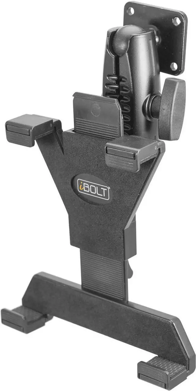 Alt view image 6 of 6 - iBOLT TabDock BizMount AMPS Tablet Drill Base Mount 7-10" Metal for Trucks