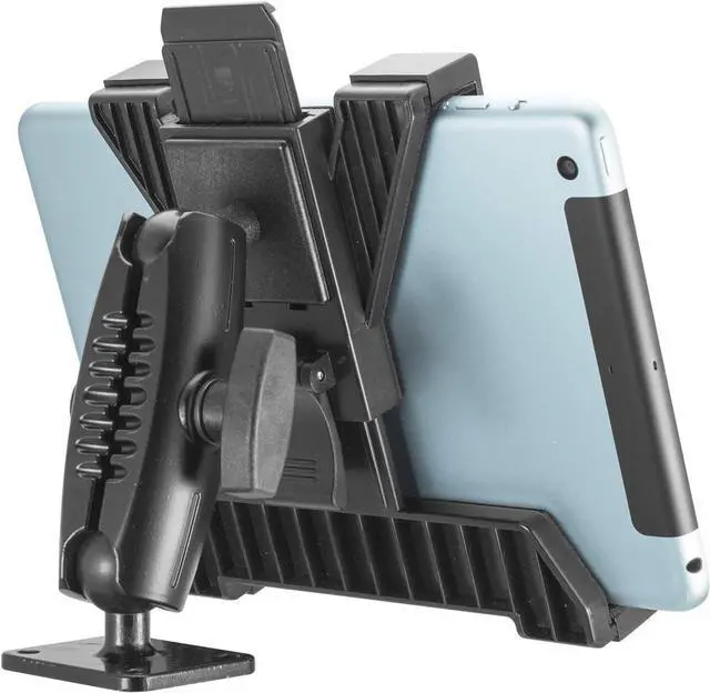 Alt view image 5 of 6 - iBOLT TabDock BizMount AMPS Tablet Drill Base Mount 7-10" Metal for Trucks