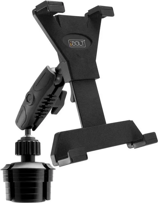 Main image of TabDock Console - Heavy Duty Expandable and Adjustable Cup Holder Mount for All 7" - 10" Tablets (iPad, Nexus, Samsung Tab). Great for Work, Personal, and Business Vehicles