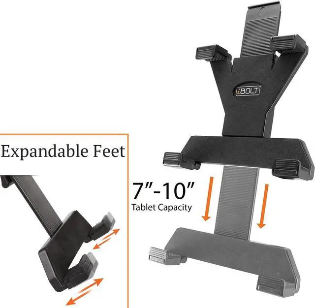 Alt view image 5 of 7 - TabDock Console - Heavy Duty Expandable and Adjustable Cup Holder Mount for All 7" - 10" Tablets (iPad, Nexus, Samsung Tab). Great for Work, Personal, and Business Vehicles