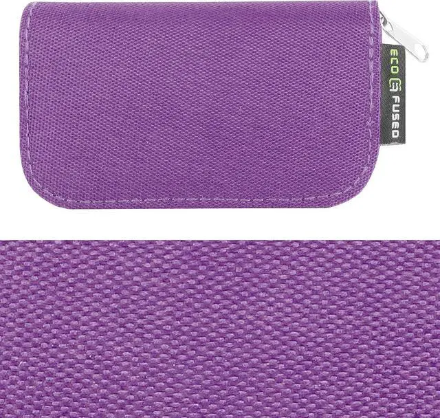 Alt view image 4 of 7 - Eco-Fused Memory Card Case - Fits up to 22x SD, SDHC, Micro SD, Mini SD and 4X CF - Holder with 22 Slots (Purple / 22 Slots - 1 Pack)