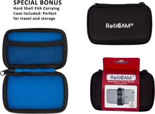 Alt view image 2 of 6 - Smartphone Tripod Mount - Metal Universal Smart Phone Tripod Adapter Including Both Standard and XL Mounting Kits