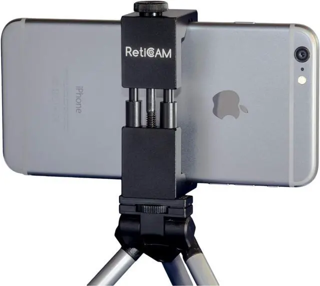 Alt view image 3 of 6 - Smartphone Tripod Mount - Metal Universal Smart Phone Tripod Adapter Including Both Standard and XL Mounting Kits