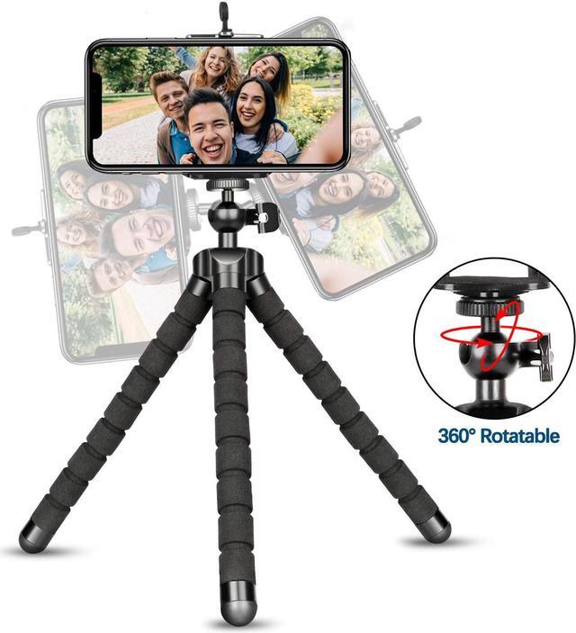 Alt view image 5 of 7 - Phone Tripods, Flexible Tripods and Portable Adjustable Tripod with Wireless Remote, Compatible with iPhone/Android Phones, Mini Camera Tripod Stand for Cell Phone DSLR GoPro