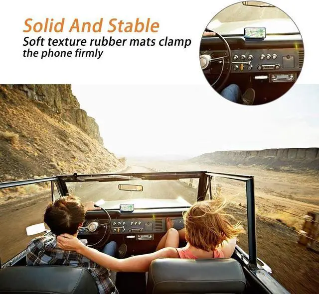 Alt view image 5 of 7 - Car Phone Holder, Anti-Slip Silicone Dashboard Car Pad Compatible with iPhone, Samsung, Android Smart Phones, GPS, KGs3 and More