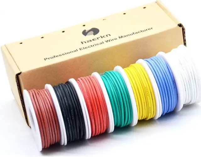 Alt view image 3 of 4 - 18 awg Silicone Electrical Wire Cable 7 Colors (13ft Each) 18 Gauge Hookup Wires kit Stranded Tinned Copper Wire Flexible and Soft for DIY