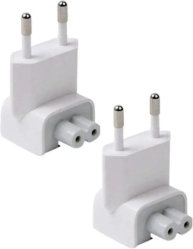 Main image of REYAER AC Adapter Europe Plug, Converter Travel Charger Adapter for Mac Book Mac/Book/Phone/Pod AC Power Adapter (2 -Pack)
