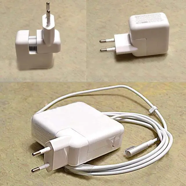 Alt view image 7 of 7 - REYAER AC Adapter Europe Plug, Converter Travel Charger Adapter for Mac Book Mac/Book/Phone/Pod AC Power Adapter (2 -Pack)