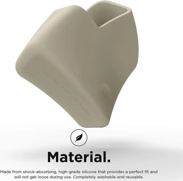 Alt view image 2 of 7 - elago Charger Cover Compatible with Apple MacBook Pro 14 inch 2021 M1 Pro 8-core, 13 inch 2016-2020[A2159/A1706/A1989/A1708/A2251] and MacBook Pro 13 inch Retina 2012-2015[A1502/A1425][ClassicWhite]