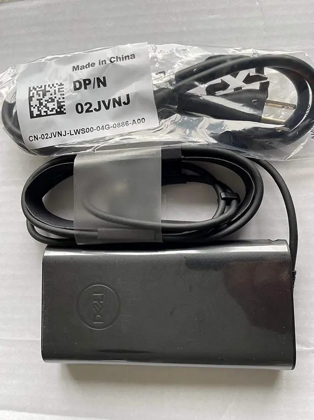 Alt view image 7 of 7 - New Laptop Charger 90W watt USB Type C(USB-C) AC Power Adapter Include Power Cord for Dell XPS 13Precision 3540,Latitude 3400,3500, 5289,5300 2in1,7400 2in1,7300, 7390 2in1, 7200 2in1,5400,0TDK33