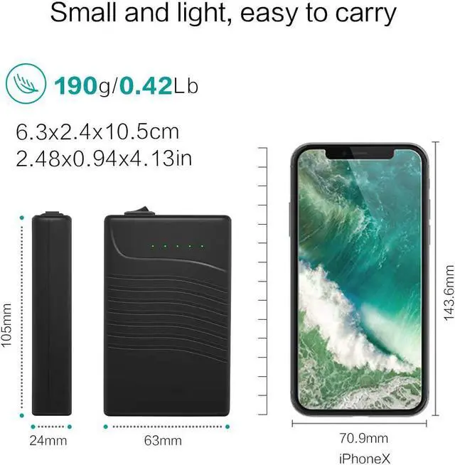 Alt view image 4 of 6 - Good Product Outlet Rechargeable 12V DC Output Lithium ion Battery Pack for LED Strip/Light/Panel/Amplifier and CCTV Camera with Charger, Multi-led Indicator Black (3000mAh)