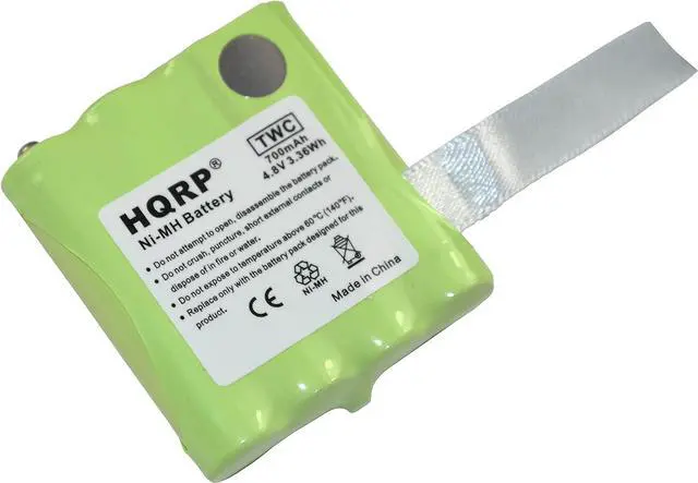 Alt view image 7 of 7 - HQRP Two-Way Radio Rechargeable 2-Pack Battery Compatible with Midland BATT6R Replacement