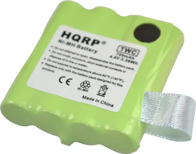 Alt view image 4 of 7 - HQRP Two-Way Radio Rechargeable 2-Pack Battery Compatible with Midland BATT6R Replacement