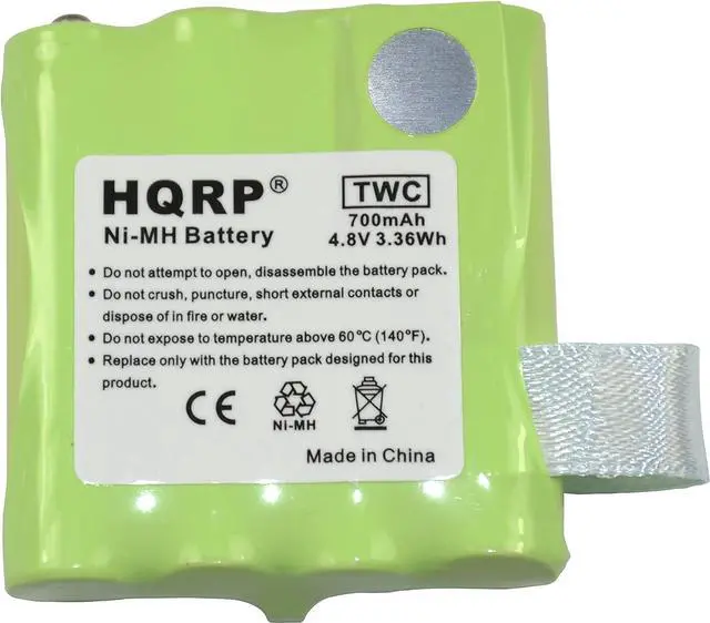 Alt view image 5 of 7 - HQRP Two-Way Radio Rechargeable 2-Pack Battery Compatible with Midland BATT6R Replacement