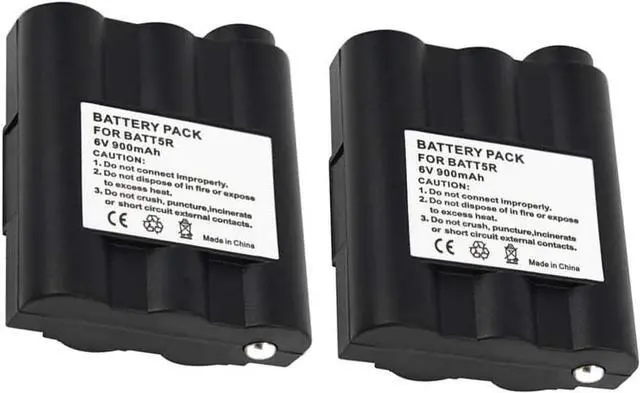 Main image of 2-Pack Rechargeable Replacement Battery for Midland BATT5R / AVP7 / FRS-005 / LXT210 / GXT-300 / GXT-325 / GXT-550 / GXT-555 / GXT-700 / GXT-710 / GXT720 / GXT750 / GXT-775 / GXT-795 and More