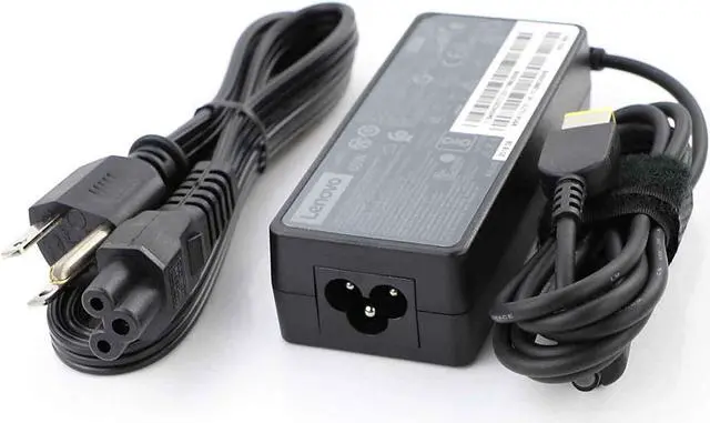 Alt view image 3 of 7 - For Lenovo ThinkPad 65W Laptop AC Adapter Charger 0A36258 (Slim Tip) 20V 3.25A