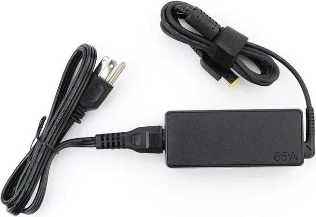 Alt view image 4 of 7 - For Lenovo ThinkPad 65W Laptop AC Adapter Charger 0A36258 (Slim Tip) 20V 3.25A