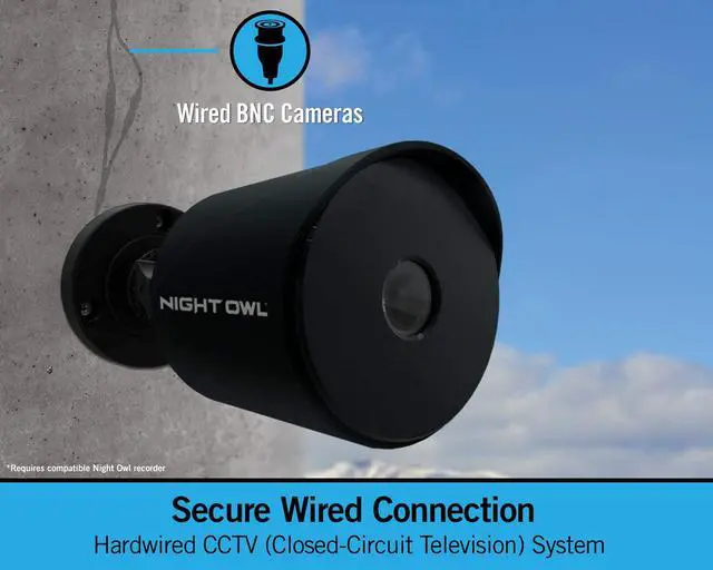 Alt view image 3 of 7 - Night Owl 1080p HD Wired Indoor/Outdoor Add-On Cameras, 100 ft. of Night Vision, Wide Viewing Angle and Color Night Vision (2-Pack)