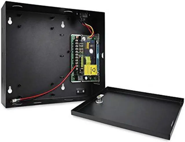 Alt view image 2 of 7 - 4 Doors Complete TCP/IP PIN Code RFID Card/Fob Access Control Systems with North American Standard Electric Strike for Latch Doors Keypad Reader 110V Power Supply APP Remote Open Door