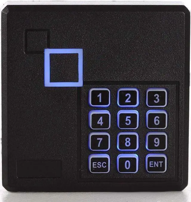 Alt view image 5 of 7 - 4 Doors Complete TCP/IP PIN Code RFID Card/Fob Access Control Systems with North American Standard Electric Strike for Latch Doors Keypad Reader 110V Power Supply APP Remote Open Door