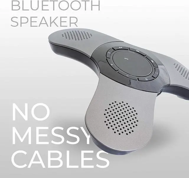 Alt view image 2 of 7 - Skywin Bluetooth Conference Speaker with Microphone, Portable Wireless Speaker for Office Desk, Computer, and Laptop, Bluetooth Microphone for Conference Room, Home Office, and PC, Smart Speakerphone