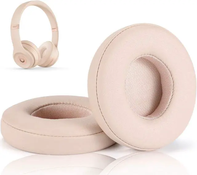 Alt view image 2 of 5 - Replacement Earpad Cover Ear Cushion Pads Compatible with Solo 2.0 3.0 Headphones by Dr. Dre 1 Pair (Light Pink)