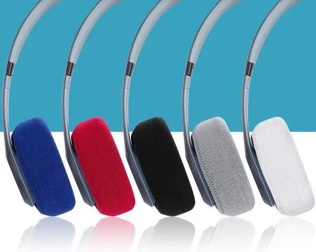 Alt view image 6 of 6 - Earpads Sweater Cover Protectors with Stretchable Knit Fabric for Beats Studio 3/2  QC35 25 15 Headphones and Other Headsets with 3-4 Inch Ear Cushions [ 2 Pairs ] (Black)