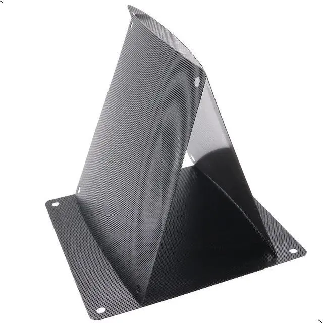 Alt view image 5 of 7 - 12 Pcs 80mm PVC Black PC Cooler Fan Dust Filter Dustproof Case Cover Computer Mesh