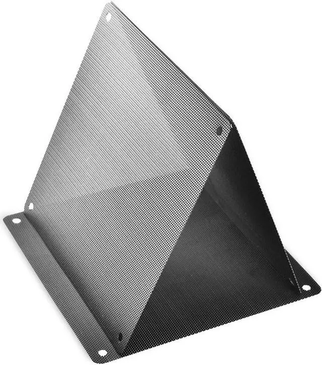 Alt view image 7 of 7 - EBOOT 120 mm PC Fan Filters Dust Filter Computer Fan Filter Cooler PVC Black Dustproof Case Cover Computer Mesh 10 Packs with 40 Pieces of Screws