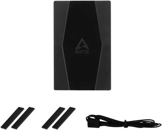 Alt view image 7 of 7 - ARCTIC Case Fan Hub - 10-fold PWM Fan Distributor with SATA Power, Fan Hub - Black