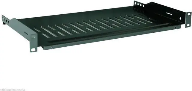 Alt view image 2 of 2 - Raising Electronics Server Shelf Cantilever Tray Vented Shelves Rack Mount 19 Inch 1U 12Inch (300mm) Deep