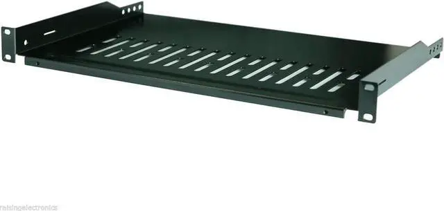 Alt view image 2 of 3 - RAISING ELECTRONICS Cantilever Server Shelf Vented Shelves Rack Mount 19inch 1U 10inch(250mm) Deep, Welcome to consult