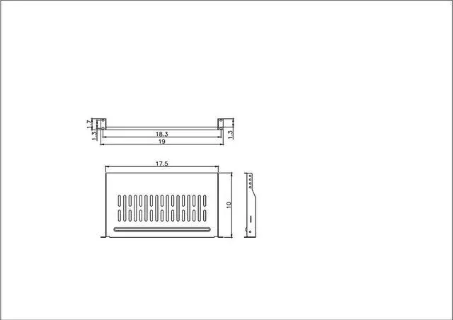 Alt view image 3 of 3 - RAISING ELECTRONICS Cantilever Server Shelf Vented Shelves Rack Mount 19inch 1U 10inch(250mm) Deep, Welcome to consult