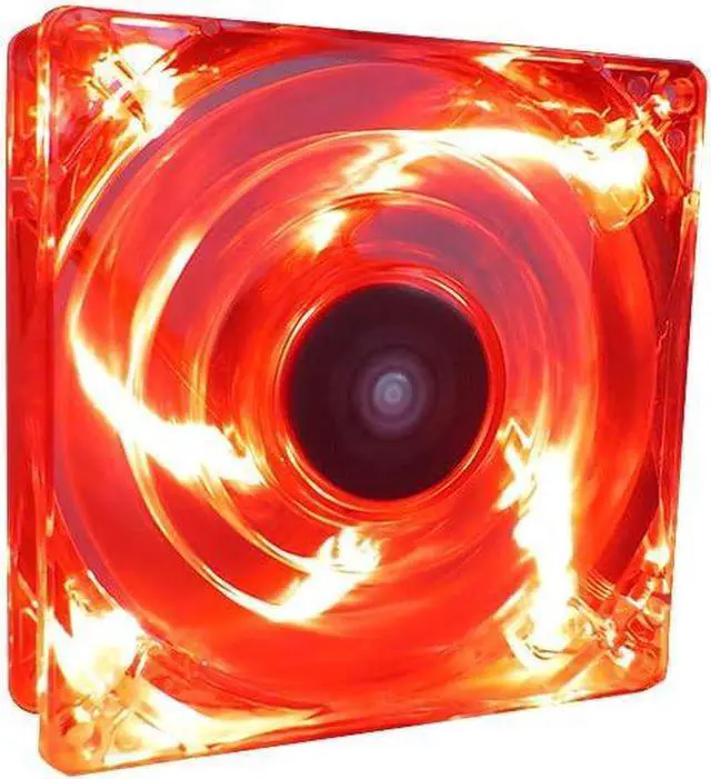 Alt view image 3 of 4 - Bgears Cooler b-PWM 80 Red 2Ball Translucent Red