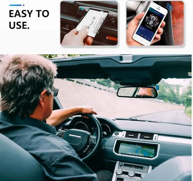 Alt view image 6 of 6 - Car Cassette Aux Adapter 3.5mm Universal Audio Cable Tape Adapter for Car Phone MP3 ect. White