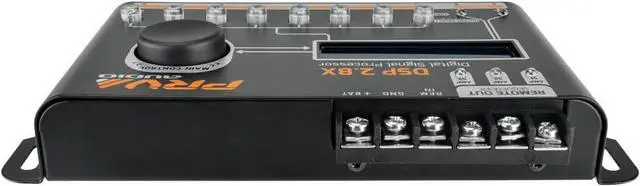 Alt view image 5 of 6 - Car Audio DSP 2.8X Digital Crossover and Equalizer 8 Channel Full Digital Signal Audio Processor DSP with Sequencer Remote Relay