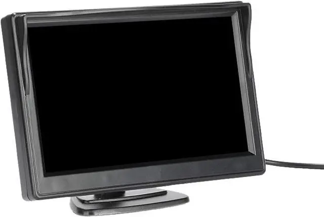 Alt view image 2 of 5 - Padarsey 5 Inch TFT LCD Car Color Rear View Monitor Screen for Parking Rear View Backup Camera with 2 Optional Bracket(Suckers Mount and Normal Adhesive Stand)