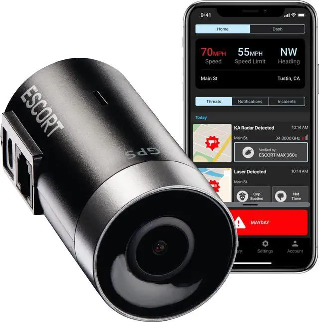 Main image of Escort M2 Smart Dash Cam  1080P Full HD Video Dash Cam, Incident Reports, Parking Mode, Drive Smarter App, Wi-Fi & GPS, 16GB Micro SD Card, Compatible with MAX 360c, MAX 360
