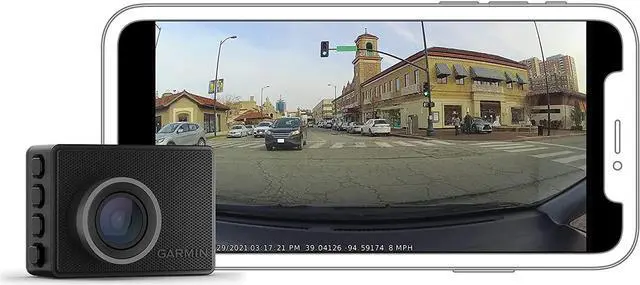 Alt view image 4 of 4 - Garmin Dash Cam 47, Black | Compact, voice-controlled Camera 010-02505-00