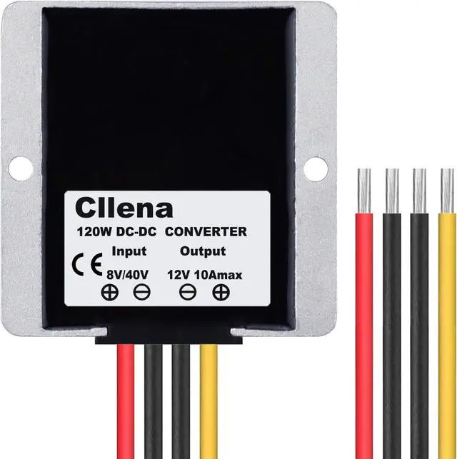 Alt view image 4 of 7 - DC 40V-90V to 12V Converter Voltage Regulator Reducer 48V 60V 72V Step Down to 12V 30A 360W Converter Waterproof Buck Transformer Power Supply for Golf Cart Club Car LED Light