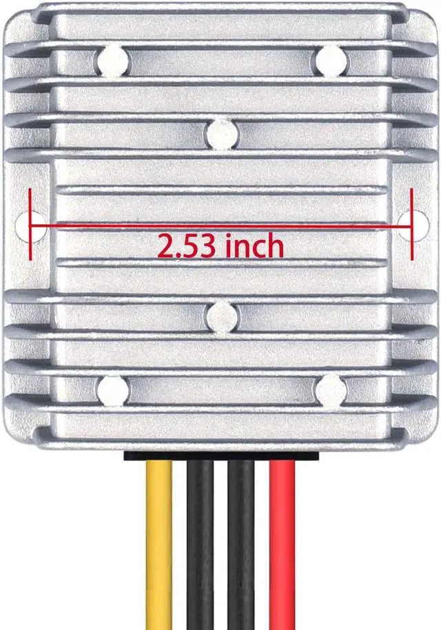 Alt view image 6 of 7 - DC 40V-90V to 12V Converter Voltage Regulator Reducer 48V 60V 72V Step Down to 12V 30A 360W Converter Waterproof Buck Transformer Power Supply for Golf Cart Club Car LED Light