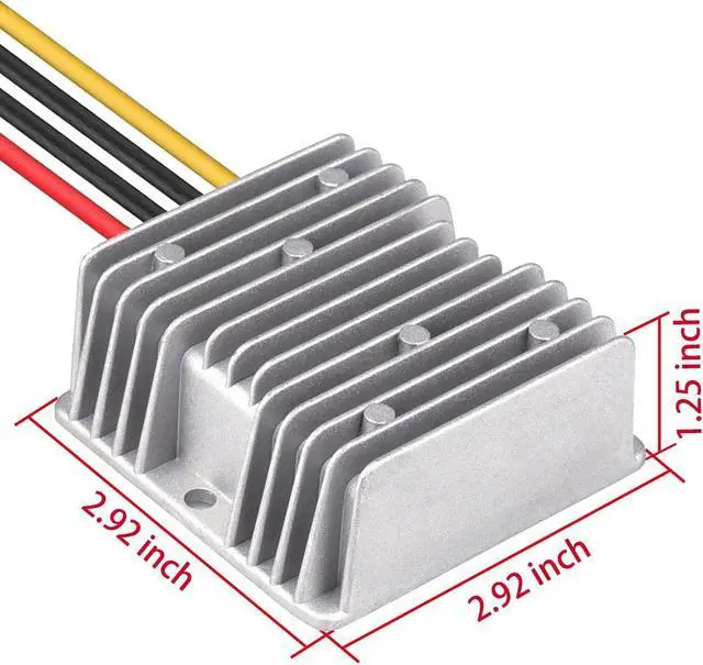 Alt view image 5 of 7 - DC 40V-90V to 12V Converter Voltage Regulator Reducer 48V 60V 72V Step Down to 12V 30A 360W Converter Waterproof Buck Transformer Power Supply for Golf Cart Club Car LED Light